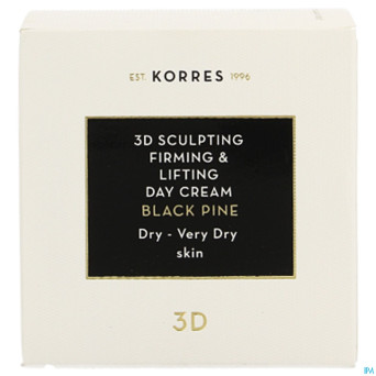 Korres kf pin noir 3d creme jour seches    40ml