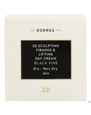 Korres kf pin noir 3d creme jour seches    40ml