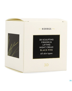 Korres kf pin noir 3d creme nuit    40ml