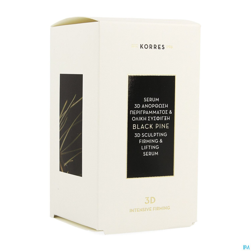 Korres kf pin noir 3d serum    30ml