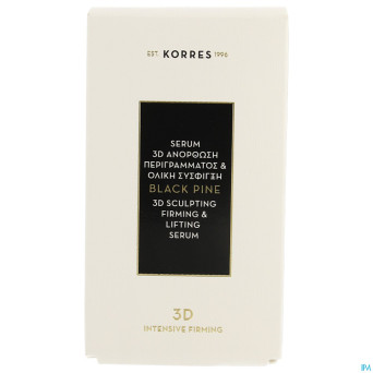 Korres kf pin noir 3d serum    30ml