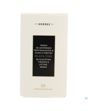 Korres kf pin noir 3d serum    30ml