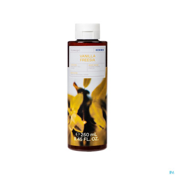 Korres kb gel douche vanille freesia    250ml