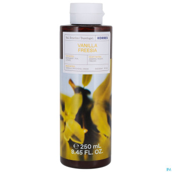 Korres kb gel douche vanille freesia    250ml