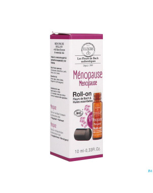 Elixirs fleurs bach bio roll on menopause 10ml