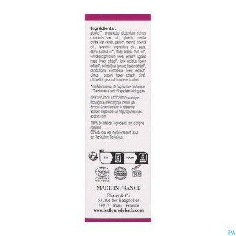 Elixirs fleurs bach bio roll on menopause 10ml