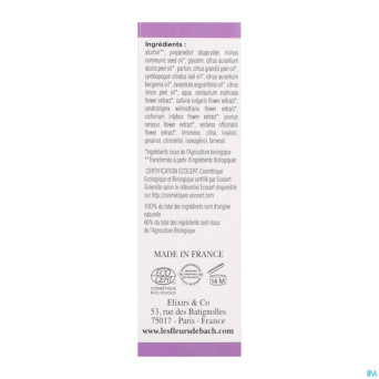 Elixirs fleurs bach bio roll on minceur 10ml