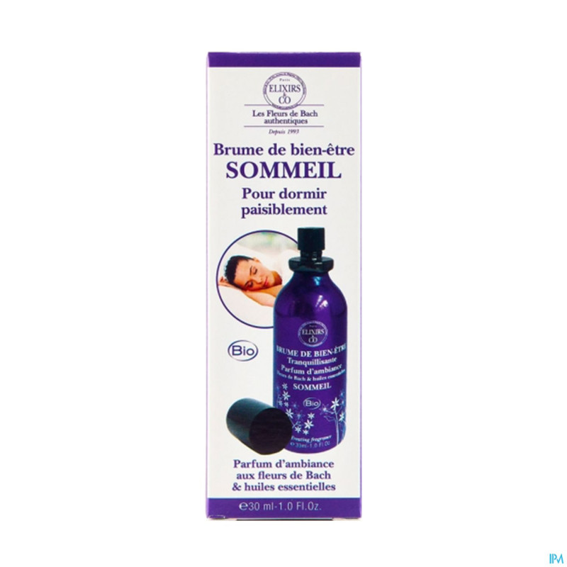 Elixirs brume sommeil fleurs bach hle ess.    30ml