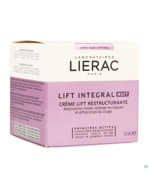 Lierac lift integral creme affinant nuit pot  50ml