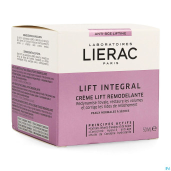 Lierac lift integral creme remodelante   pot  50ml