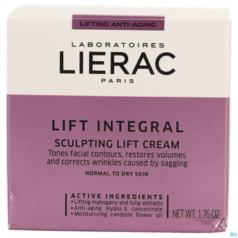 Lierac lift integral creme remodelante   pot  50ml