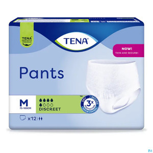 Tena pants discreet medium 75-100cm 12 795732