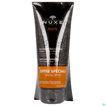 Nuxe men gel douche multi usage duo   tube 2x200ml