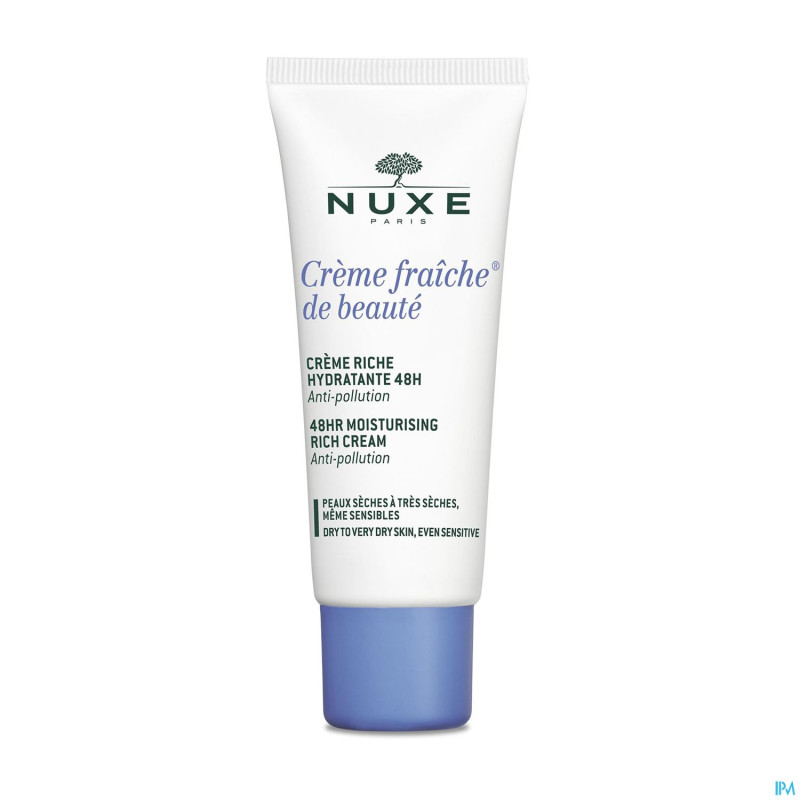 Nuxe creme fraiche cr riche hydra 48h   tube  30ml