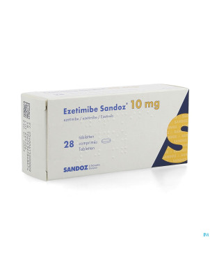 Ezetimibe sandoz 10mg comp 28 x 10mg