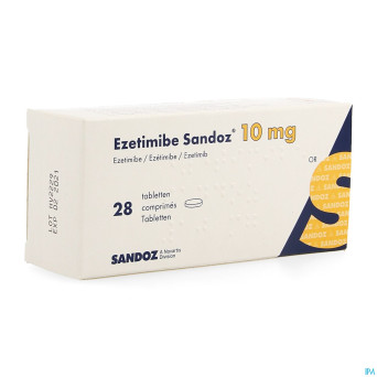 Ezetimibe sandoz 10mg comp 28 x 10mg