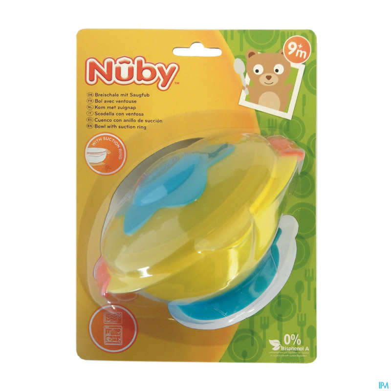 Nuby bol ventouse 9m+