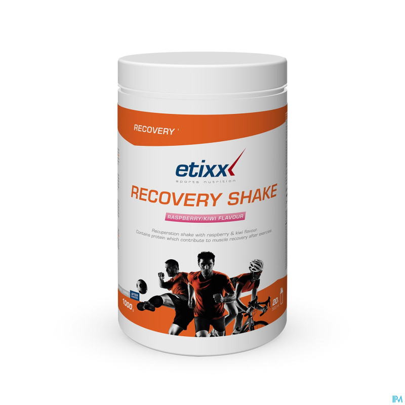 Etixx recovery shake raspberry kiwi    1000g