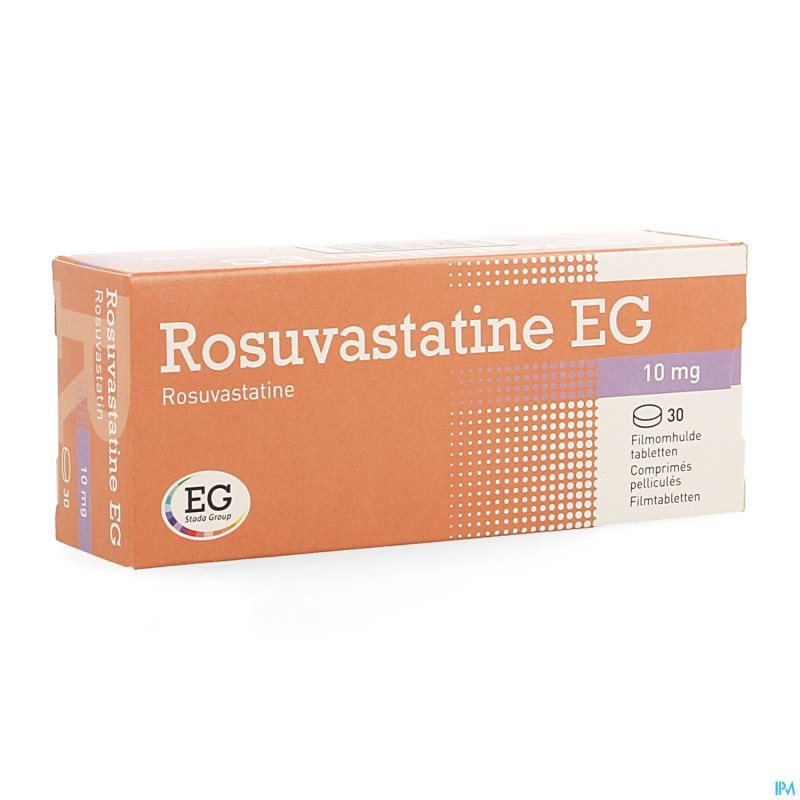 Rosuvastatine eg 10mg comp pell  30