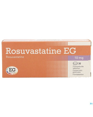 Rosuvastatine eg 10mg comp pell  30