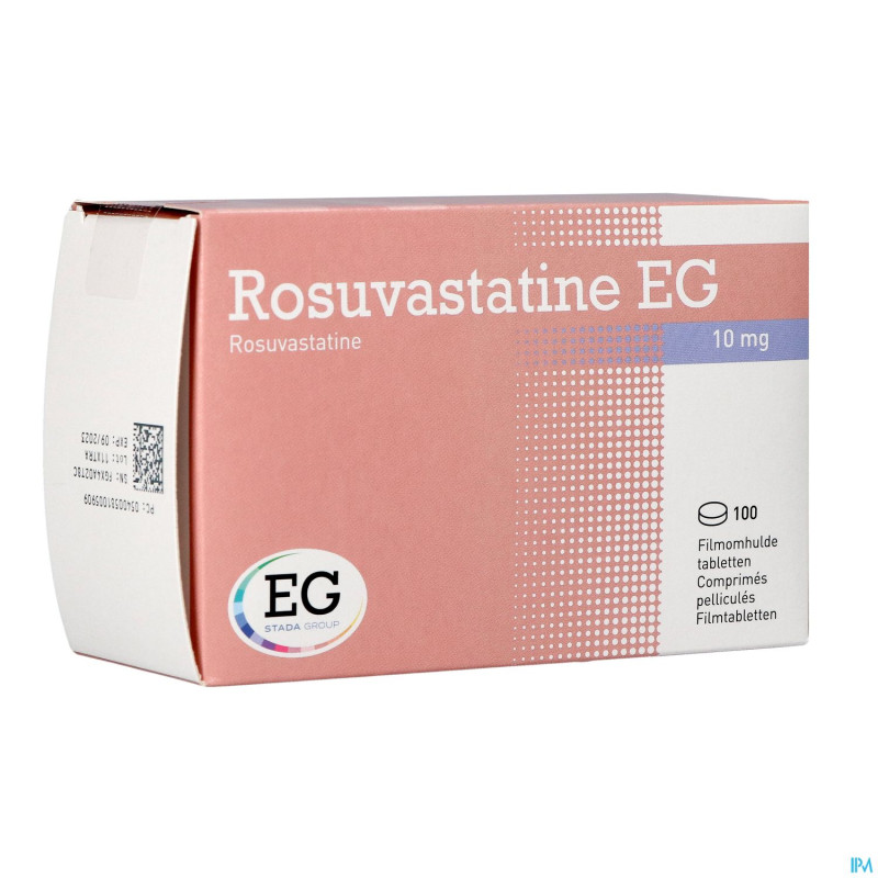 Rosuvastatine eg 10mg comp pell 100