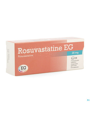 Rosuvastatine eg 20mg comp pell  30