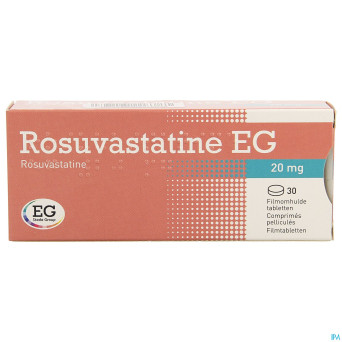 Rosuvastatine eg 20mg comp pell  30