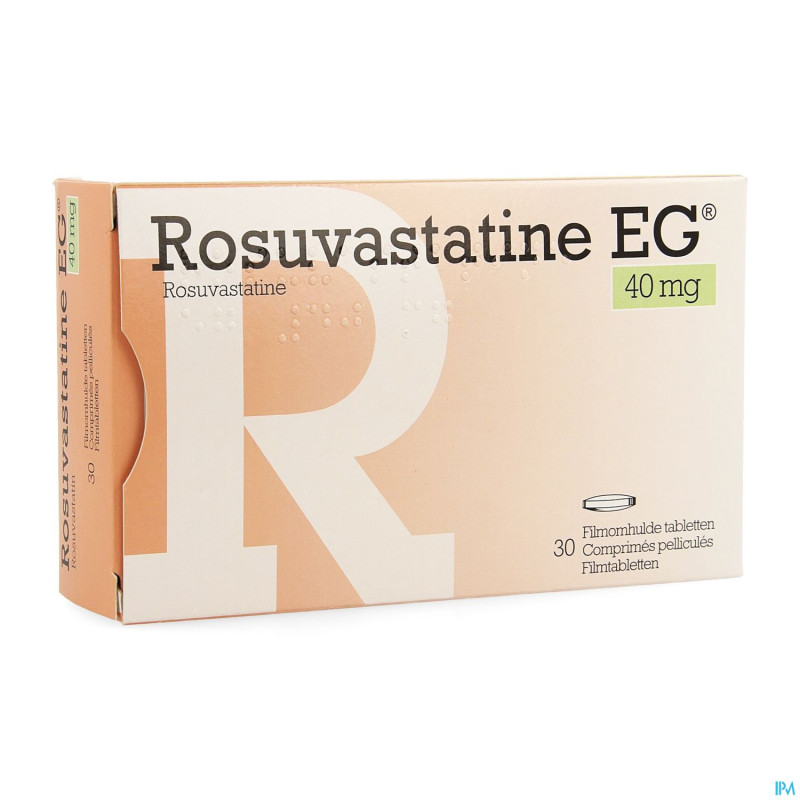 Rosuvastatine eg 40mg comp pell  30