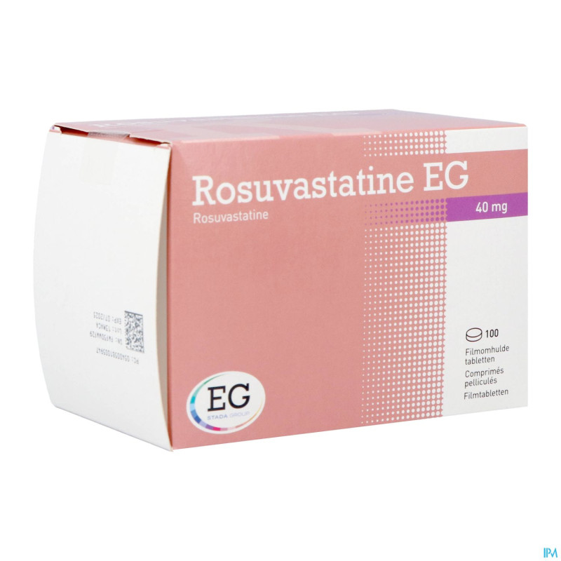 Rosuvastatine eg 40mg comp pell 100