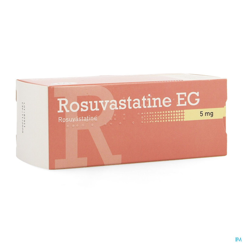 Rosuvastatine eg  5mg comp pell 100 x  5mg