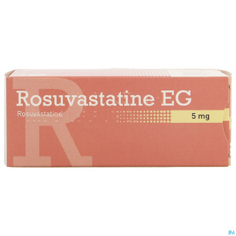 Rosuvastatine eg  5mg comp pell 100 x  5mg