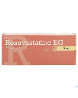 Rosuvastatine eg  5mg comp pell 100 x  5mg