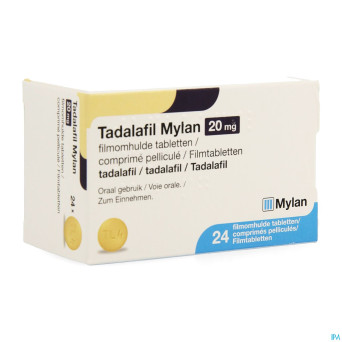 Tadalafil mylan 20mg comp pell 24 x 20mg