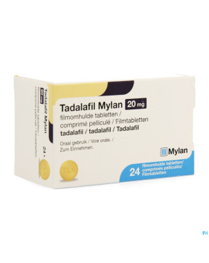 Tadalafil mylan 20mg comp pell 24 x 20mg