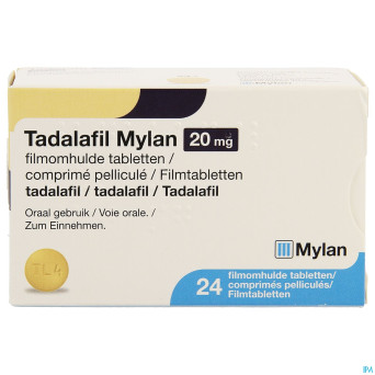 Tadalafil mylan 20mg comp pell 24 x 20mg