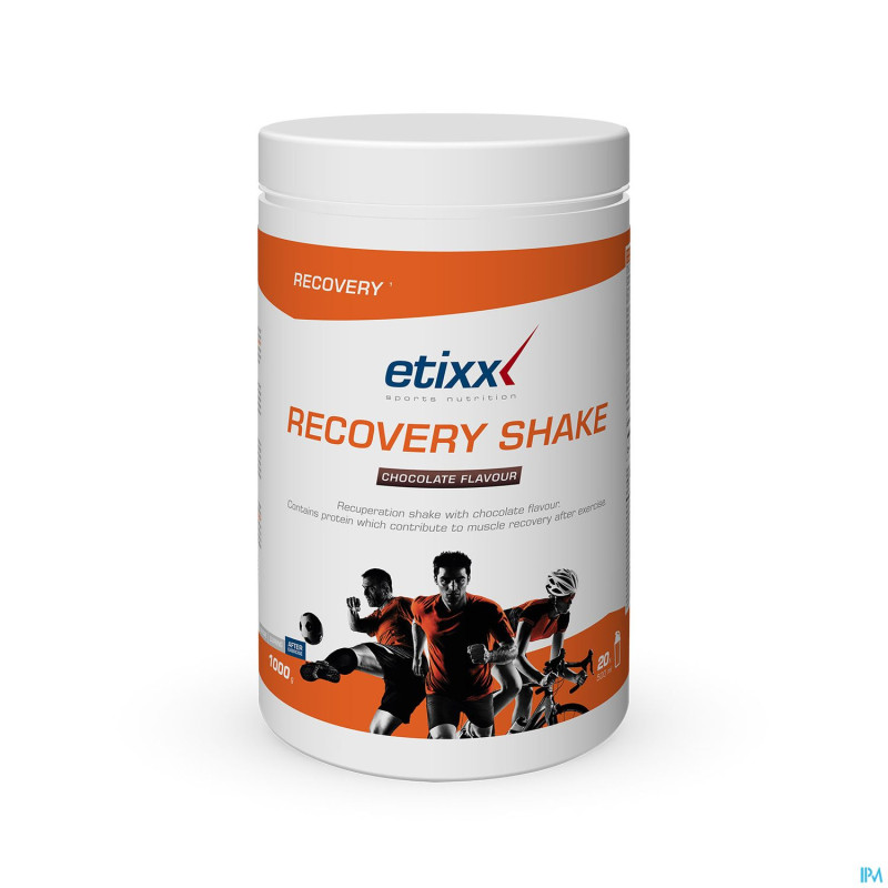 Etixx recovery shake chocolate 1000g
