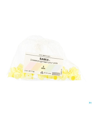 Samix ungua insert pots 2mm jaune 50