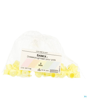 Samix ungua insert pots 2mm jaune 50