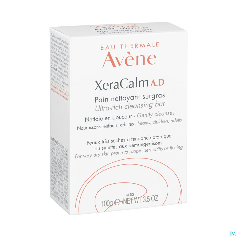 Avene xeracalm ad pain nettoyant surgras    100g