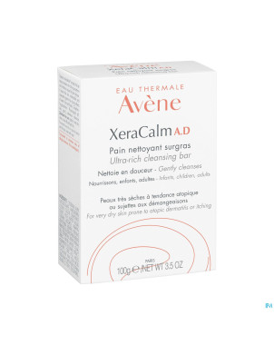 Avene xeracalm ad pain nettoyant surgras    100g