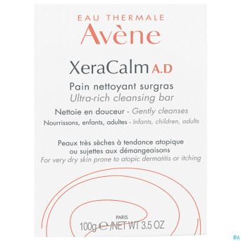 Avene xeracalm ad pain nettoyant surgras    100g