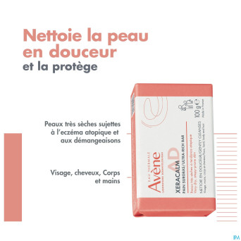 Avene xeracalm ad pain nettoyant surgras    100g