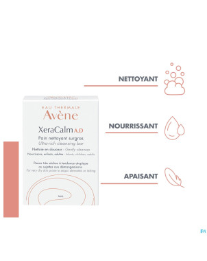 Avene xeracalm ad pain nettoyant surgras    100g