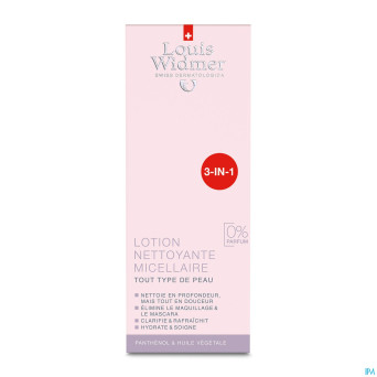 Widmer lotion nettoyante micellaire n/parf   200ml