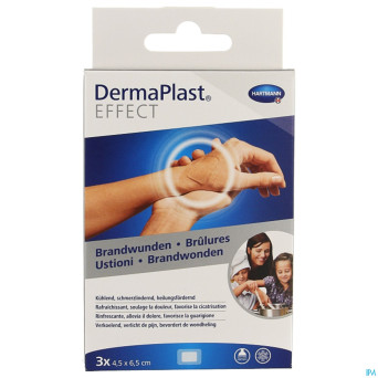 Dermaplast effect brulure    4,5x6,5cm 3 5361500