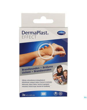 Dermaplast effect brulure    4,5x6,5cm 3 5361500