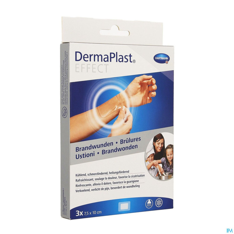 Dermaplast effect brulure    7,5x10cm 3 5362500