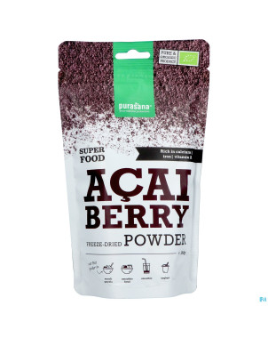 Purasana vegan poudre baies acai    100g be-bio-02