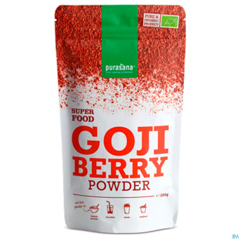 Purasana vegan poudre baies goji    200g be-bio-02
