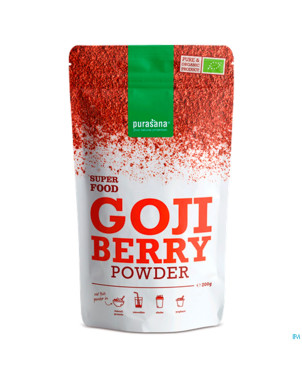 Purasana vegan poudre baies goji    200g be-bio-02